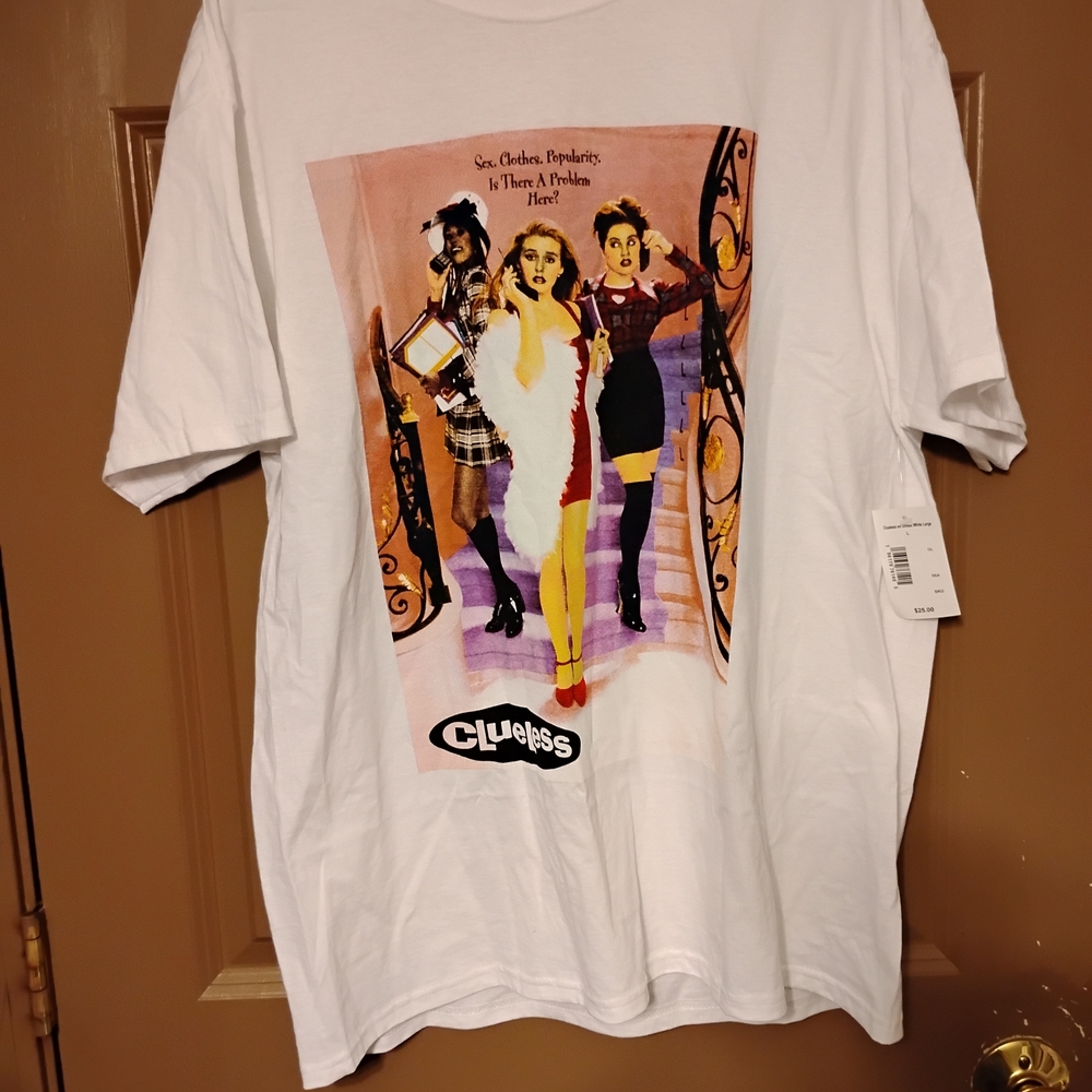 White Clueless Graphic T-Shirt